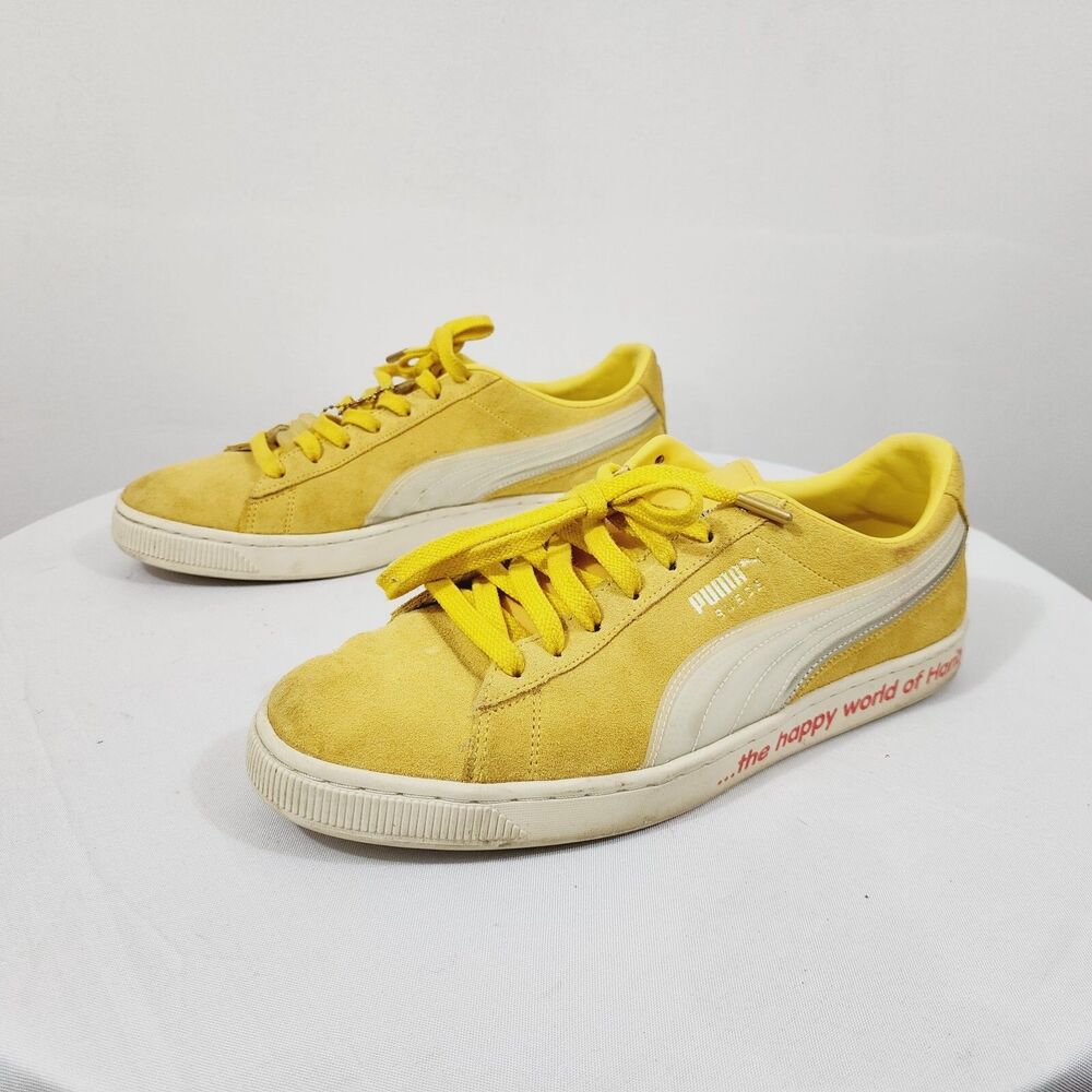 Haribo PUMA Suede Triplex Gold Bears Sneakers Mimosa Yellow 382560-01 US 12
